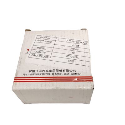 Modèle de voiture T6 4 pièces Pack de bougie d'allumage pour JAC J3 S3 1026106GAAXZ Système d'échappement automobile